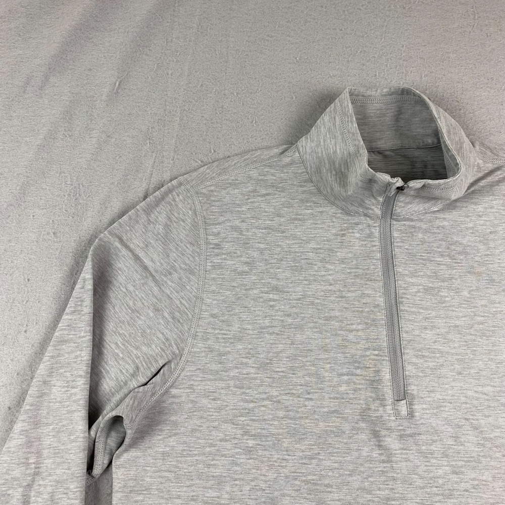 Vuori Ease Performance Pullover Mens Medium 1/2 Half Zip gray Heather V221 - Picture 3 of 13